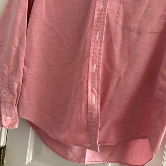 Lands End Pink Collared L/S Shirt Size Petite 6 - Picture 5 of 8